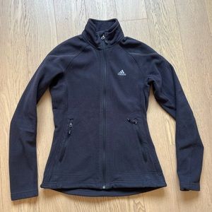 Adidas Outdoor Black Full-Zip Fleece